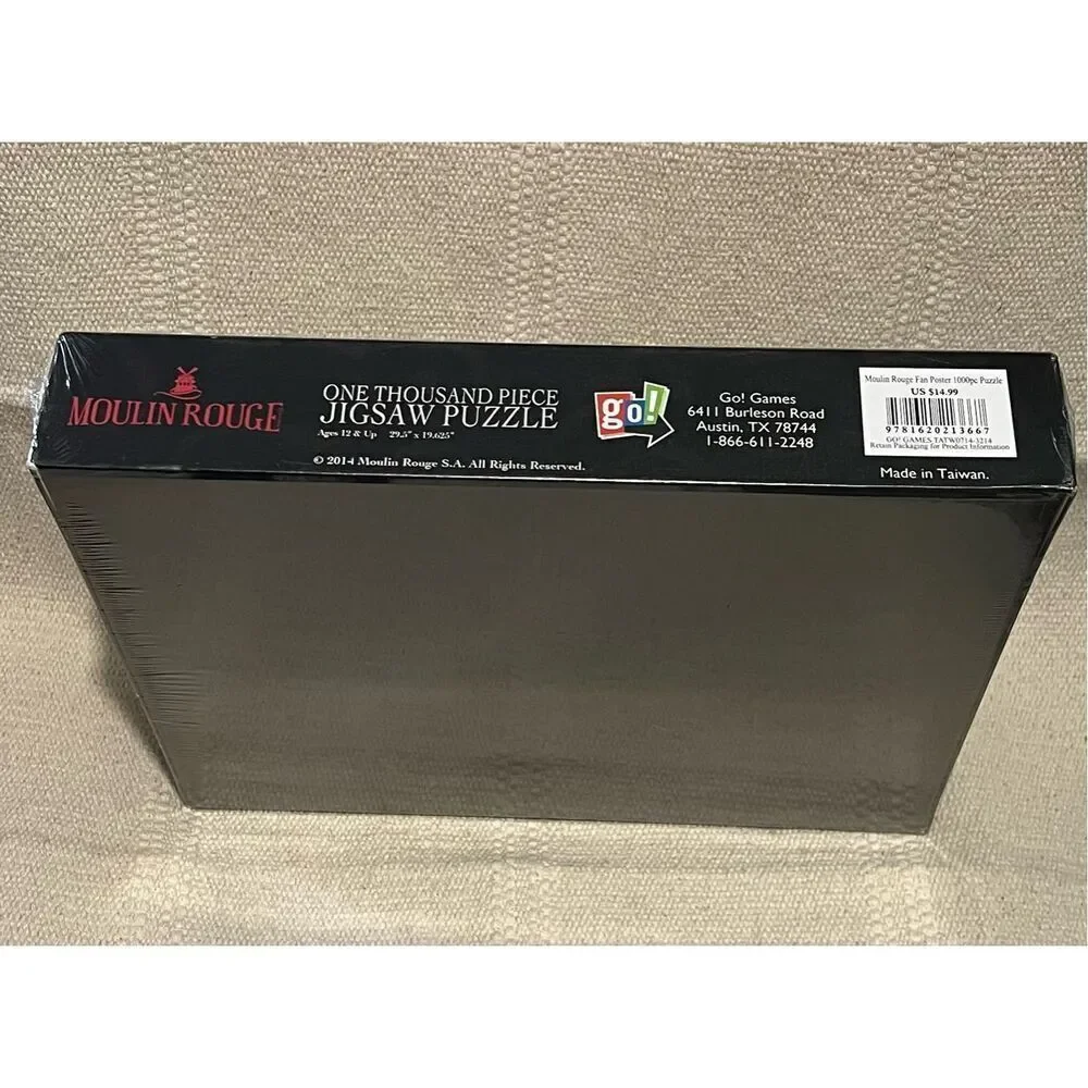 Go! Games Moulin Rouge Fan Poster Puzzle 1000 piece